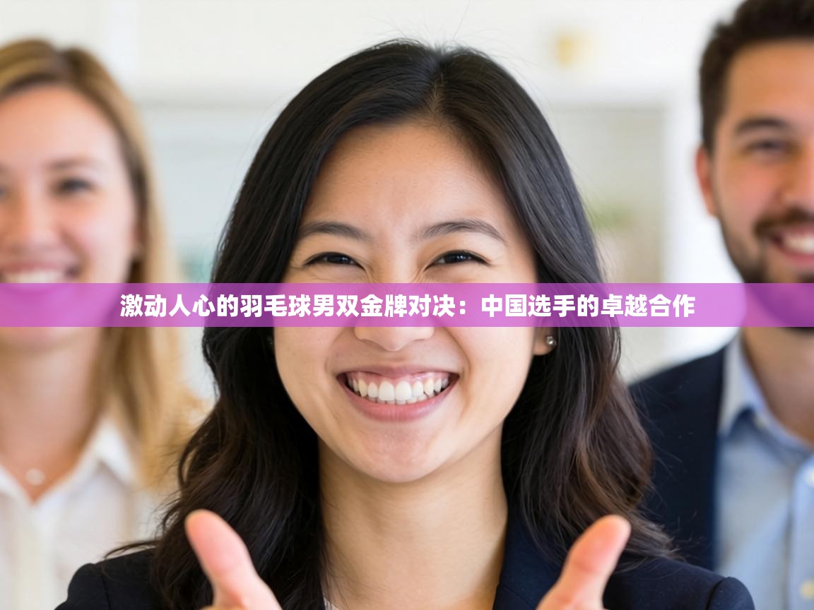 激动人心的羽毛球男双金牌对决：中国选手的卓越合作  第1张